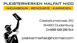 Pleisterwerken Malfait Nico  logo